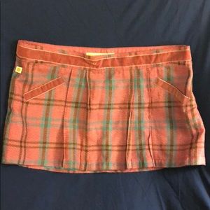 ✨ Sale✨ Hollister Pink plaid mini skirt 💜